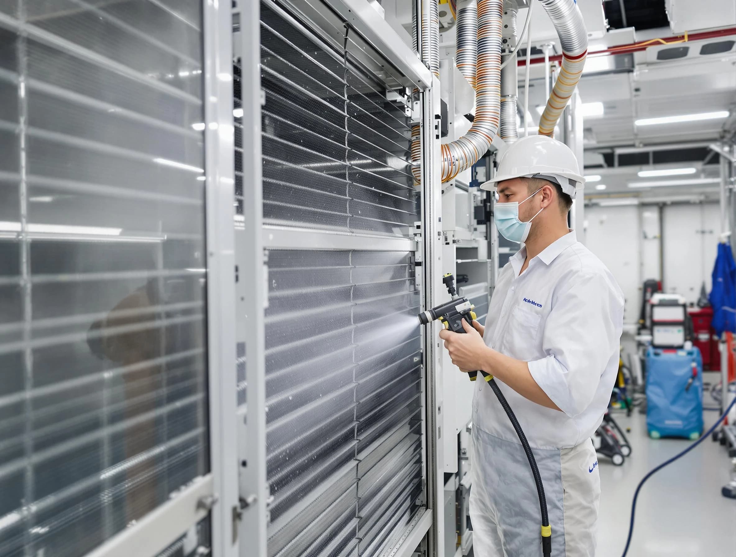 Professional AC coil cleaning by Clarksville Air Duct Cleaning in Clarksville