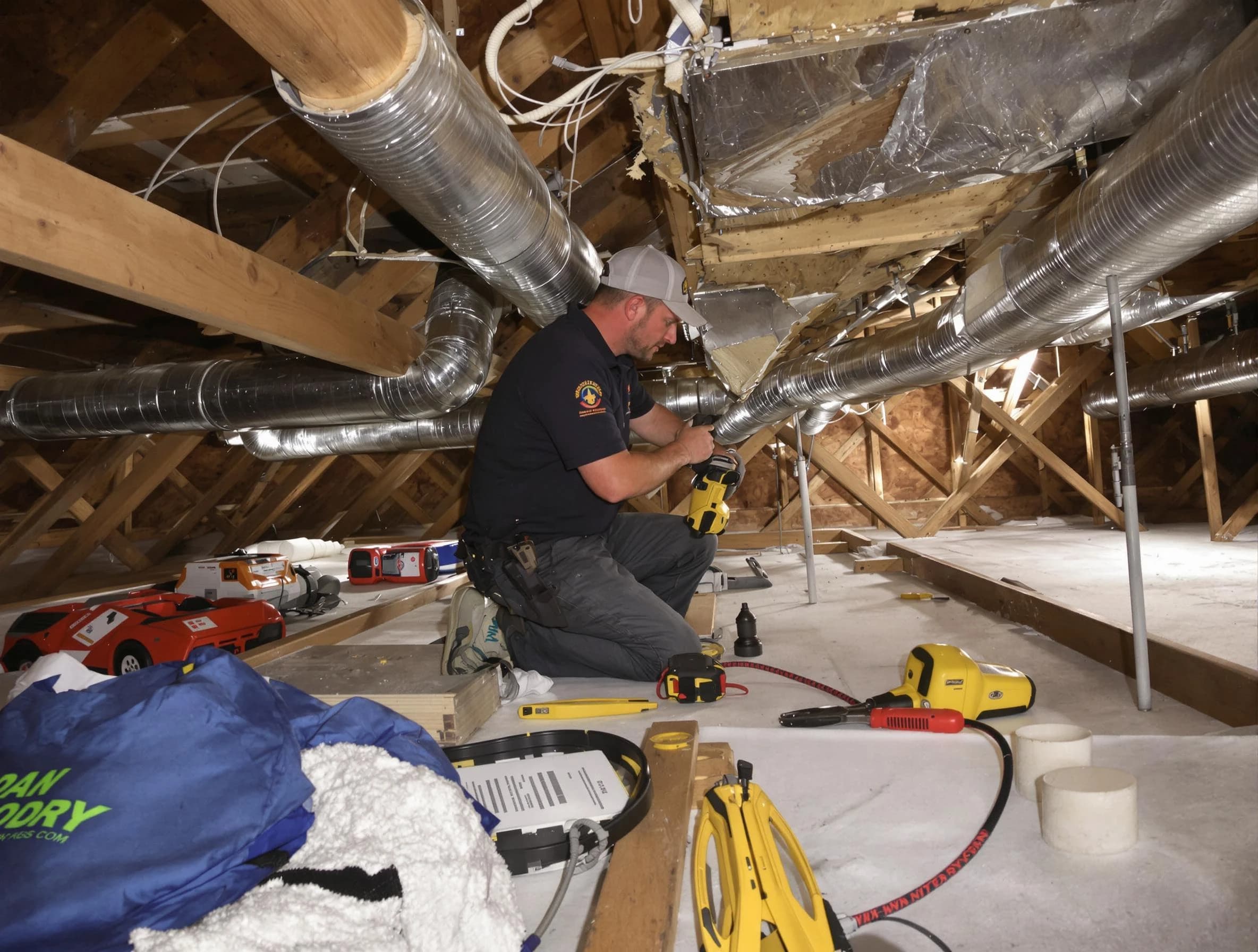 Professional air duct repair by Clarksville Air Duct Cleaning in Clarksville