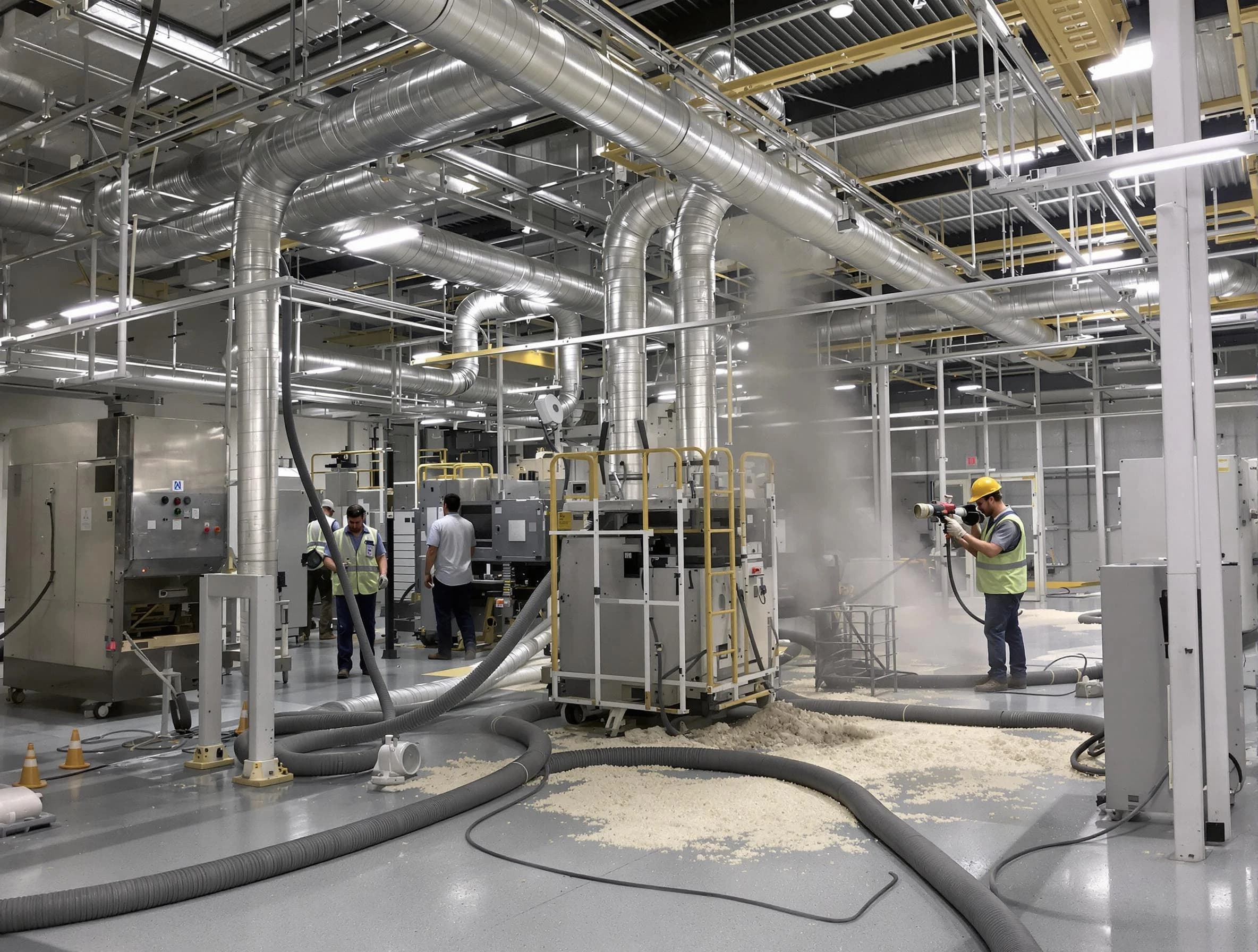 Heavy-duty industrial duct cleaning by Clarksville Air Duct Cleaning in Clarksville