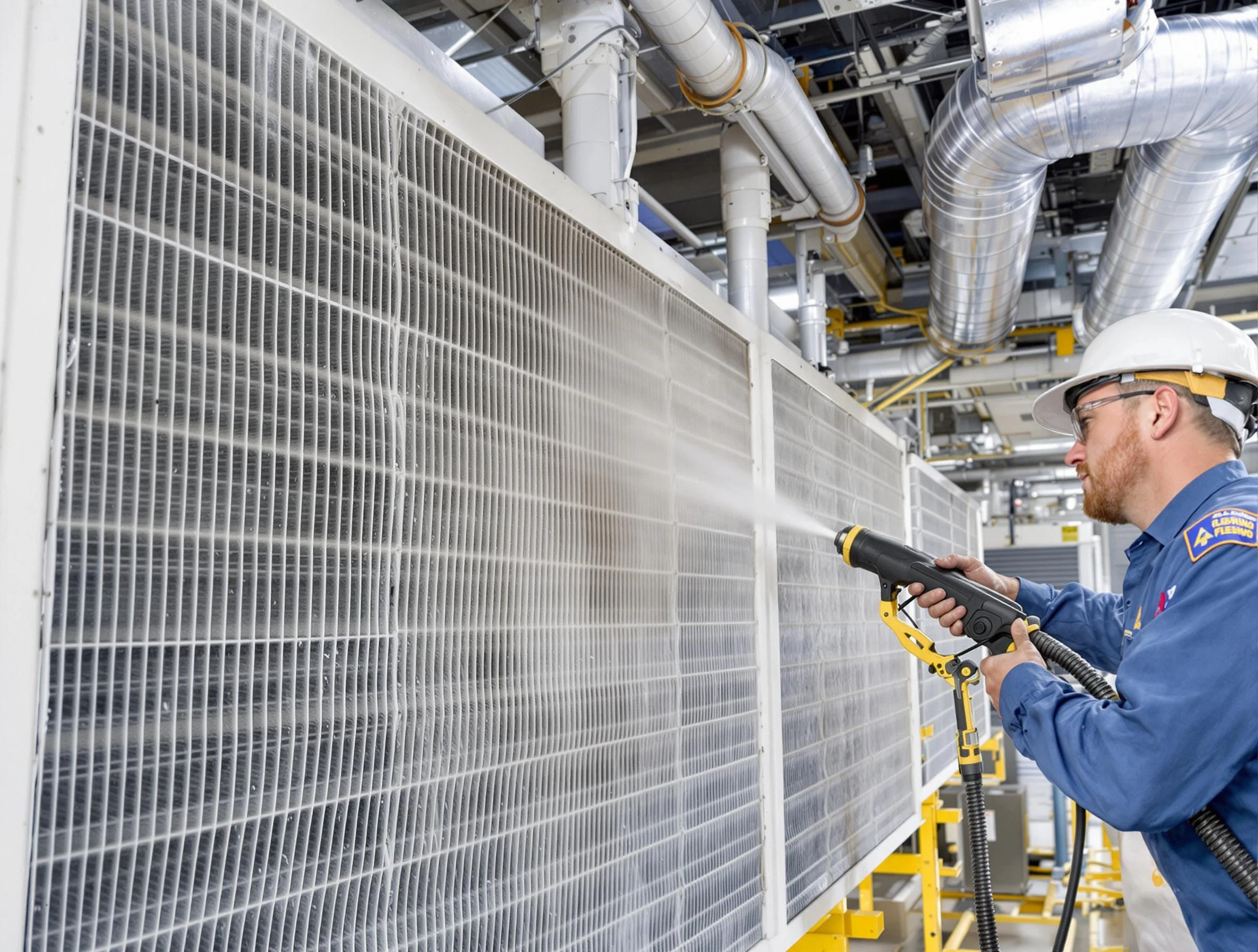 Professional commercial coil cleaning by Clarksville Air Duct Cleaning in Clarksville