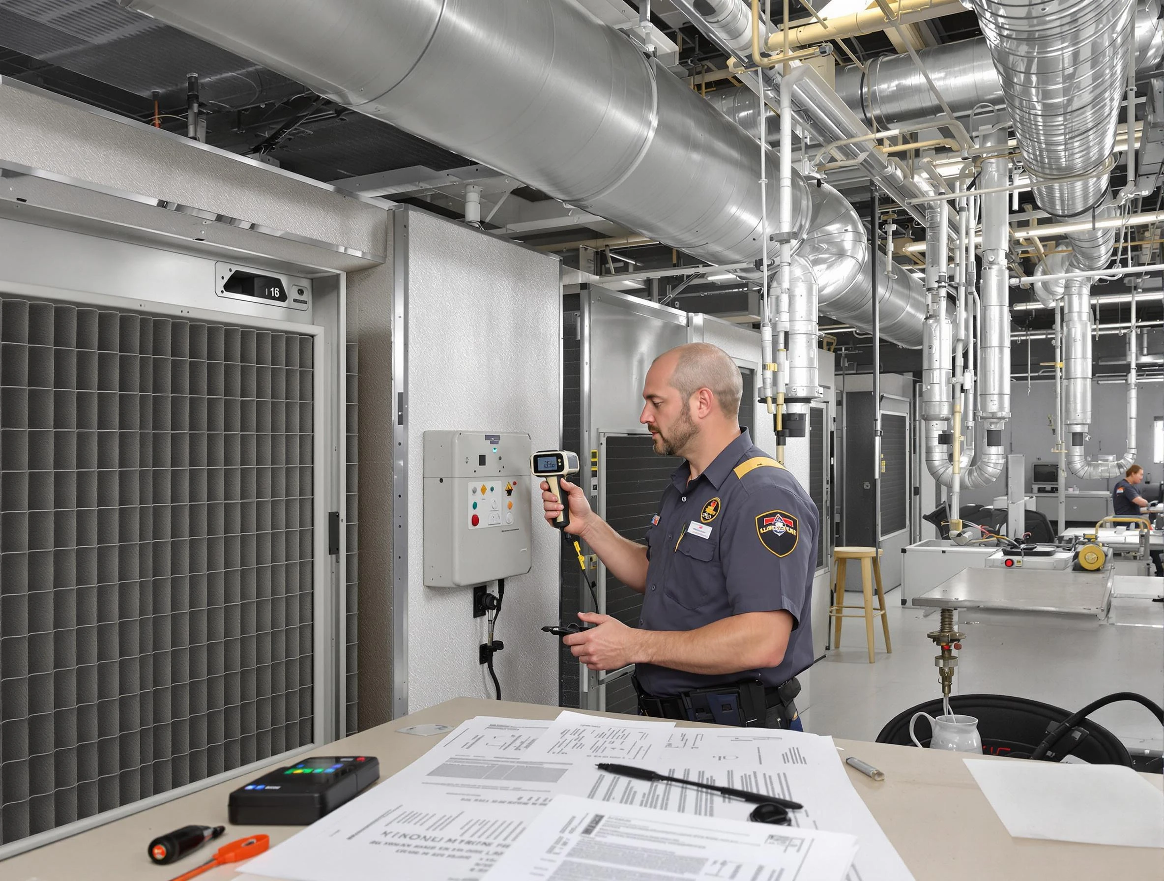 Professional filter system inspection by Clarksville Air Duct Cleaning in Clarksville